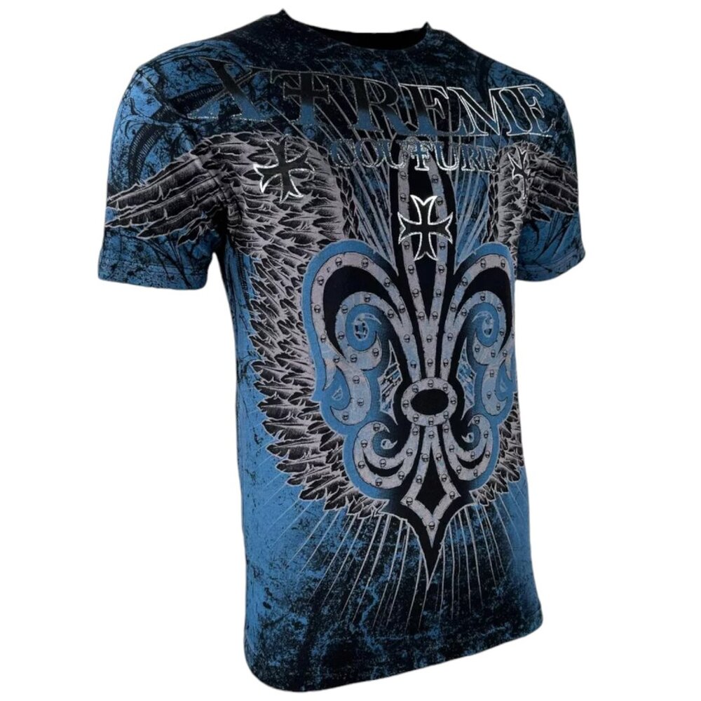 Xtreme Couture By Affliction Men's T-shirt Saga Biker Wings S-5XL - Picture 4 of 10